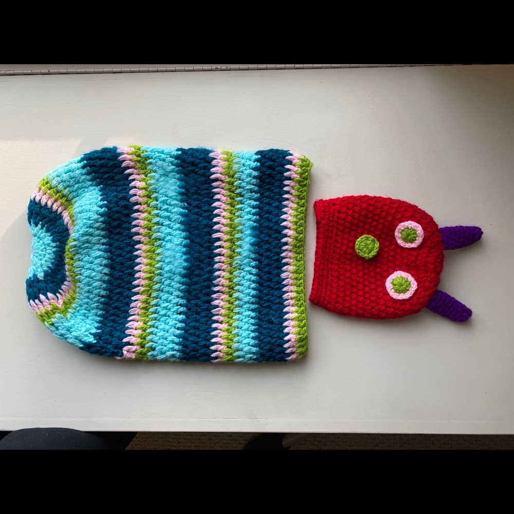 Knit The Very Hungry Caterpillar Newborn